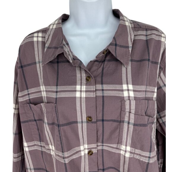 Carhartt Women's 103085 Roll Tab Sleeve Fairview Plaid Shirt Size XXL - Picture 2 of 14